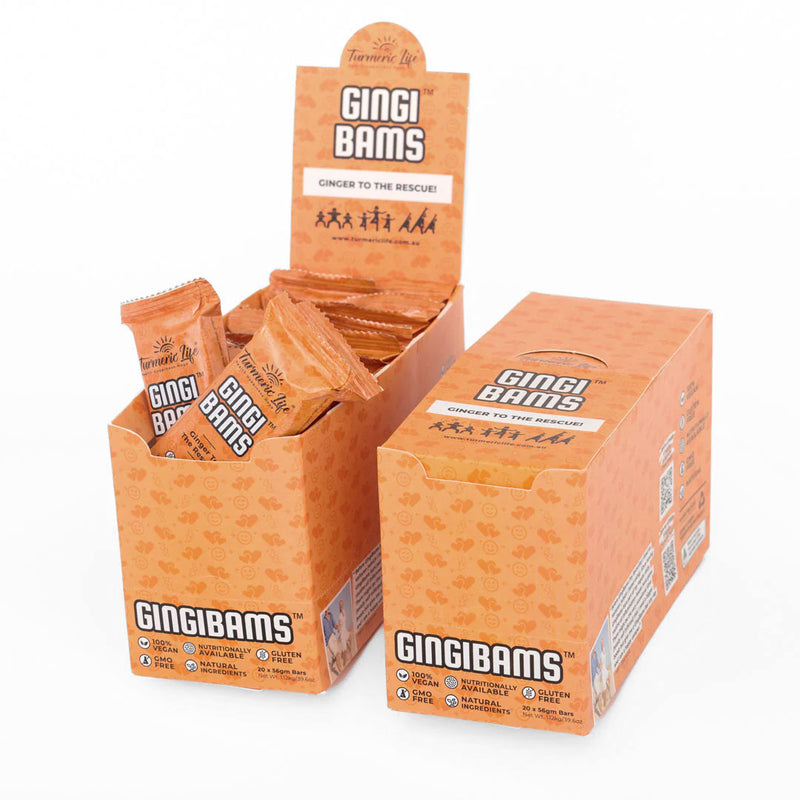 GINGIBAMS Power Bars - Spicy & Delicious